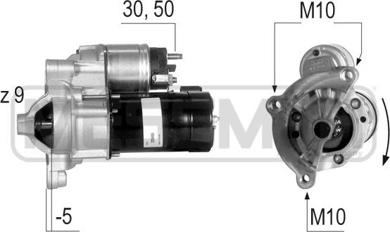 ERA 220455A - Starter www.autospares.lv