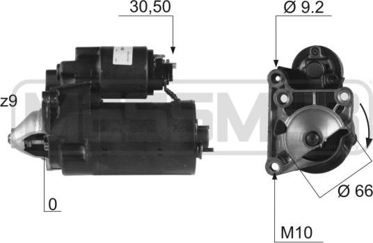 ERA 220456R - Starteris www.autospares.lv