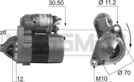 ERA 220404 - Starteris autospares.lv