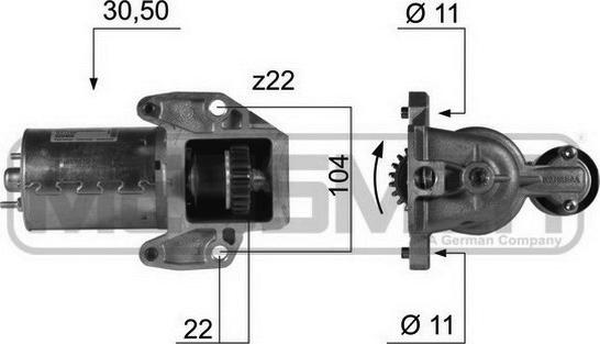 ERA 220408 - Starteris www.autospares.lv