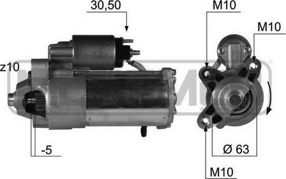 ERA 220419 - Starteris www.autospares.lv