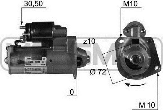 ERA 220418A - Starteris www.autospares.lv