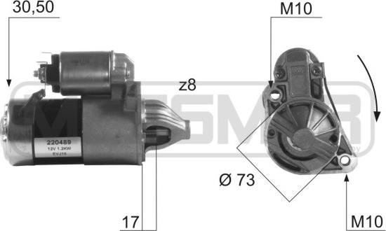 ERA 220489 - Starteris autospares.lv