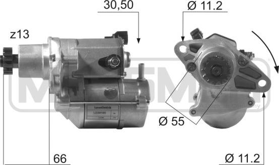 ERA 220485A - Стартер www.autospares.lv