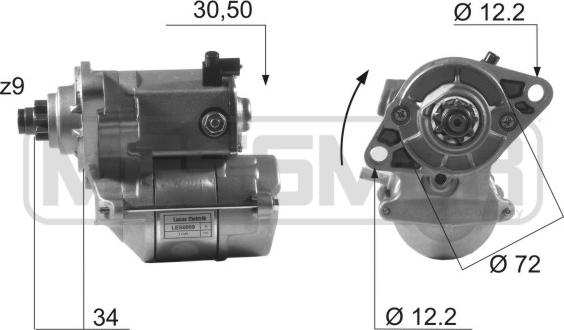 ERA 220482A - Starteris www.autospares.lv