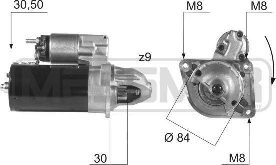 ERA 220435A - Стартер www.autospares.lv