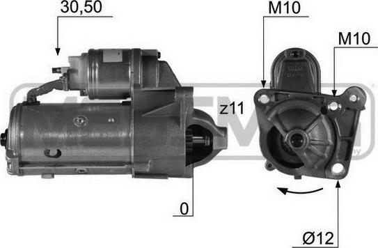 ERA 220436A - Starteris www.autospares.lv