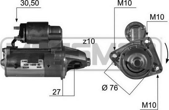 ERA 220420A - Starteris www.autospares.lv