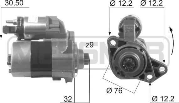 ERA 220427 - Starteris www.autospares.lv