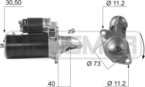 ERA 220479A - Starter www.autospares.lv