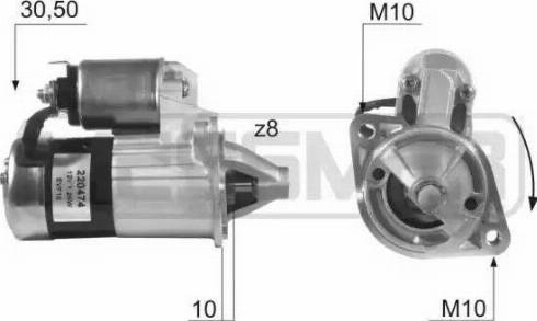 ERA 220474 - Starteris autospares.lv