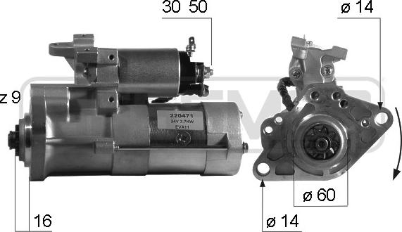 ERA 220471A - Starteris autospares.lv