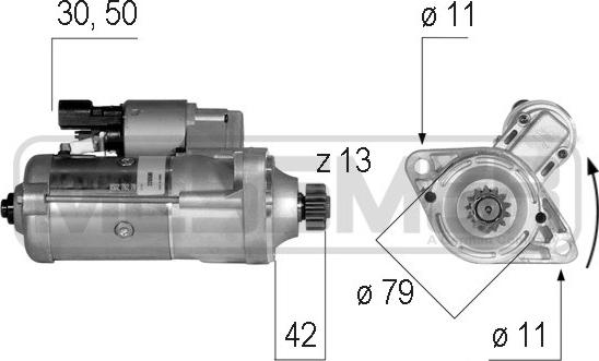 ERA 220590 - Starter www.autospares.lv