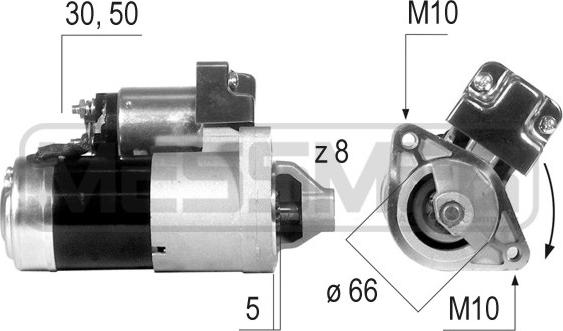 ERA 220597A - Starter www.autospares.lv