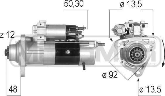 ERA 220558 - Starteris www.autospares.lv