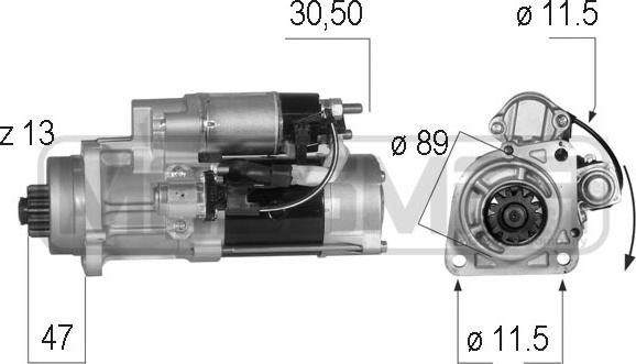 ERA 220566 - Starteris autospares.lv