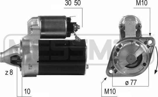 ERA 220504A - Starter www.autospares.lv