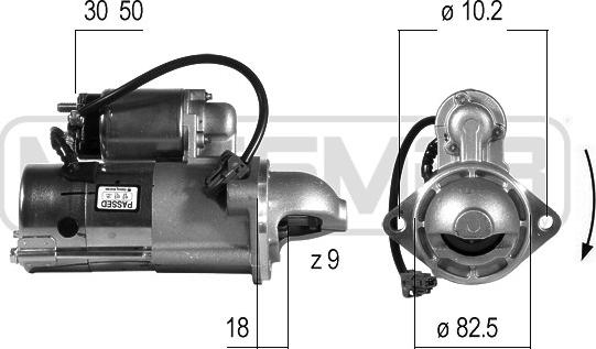 ERA 220506 - Starteris www.autospares.lv