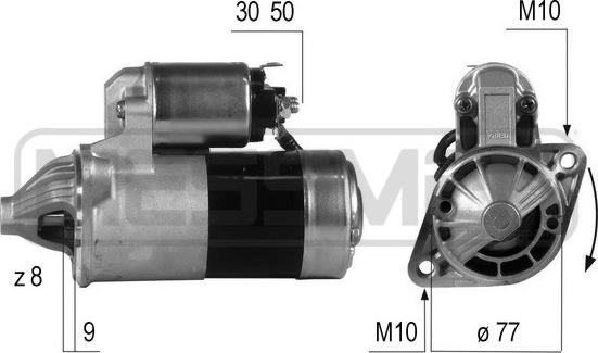 ERA 220501 - Starter www.autospares.lv