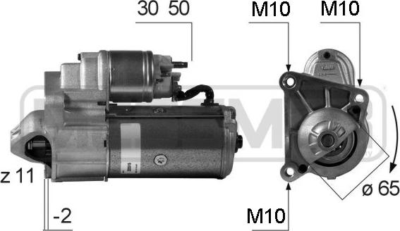 ERA 220515 - Starteris www.autospares.lv