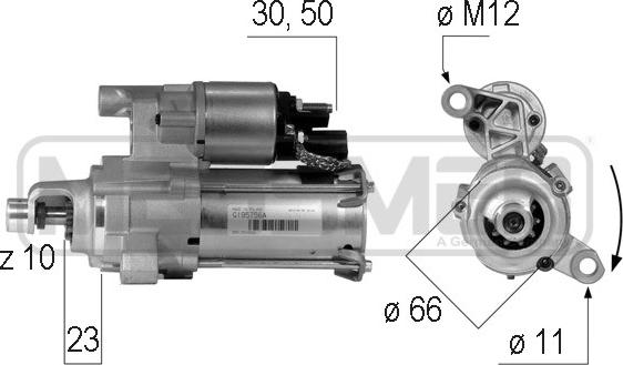 ERA 220584 - Стартер www.autospares.lv