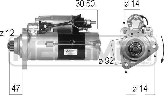 ERA 220575 - Starteris autospares.lv