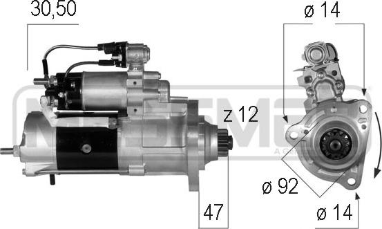 ERA 220570 - Starteris autospares.lv