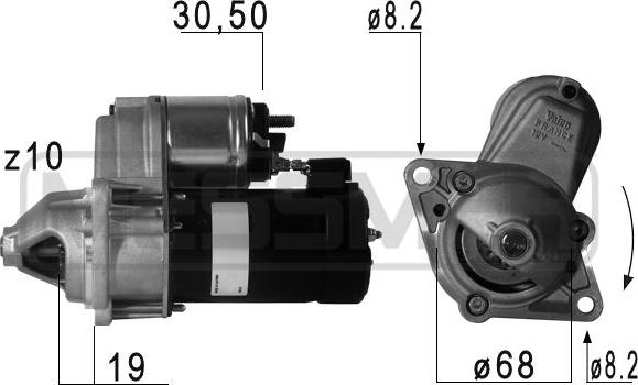 ERA 220691A - Starteris www.autospares.lv