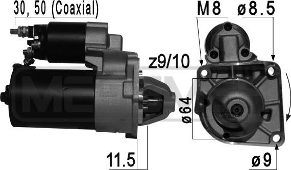 ERA 220697 - Starteris autospares.lv