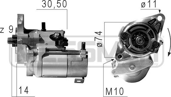 ERA 220652A - Starteris autospares.lv