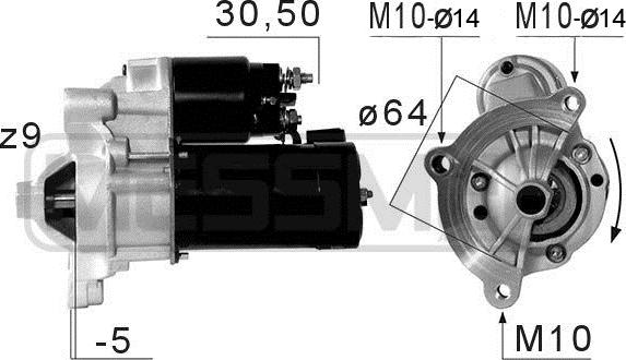 ERA 220660 - Starteris autospares.lv