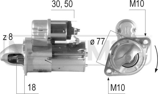 ERA 220615A - Starteris autospares.lv