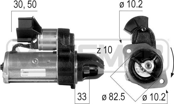 ERA 220613A - Стартер www.autospares.lv