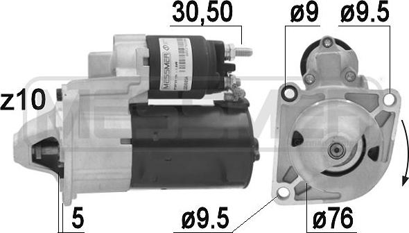 ERA 220685 - Starter www.autospares.lv