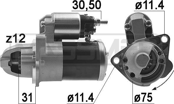 ERA 220639A - Starter www.autospares.lv