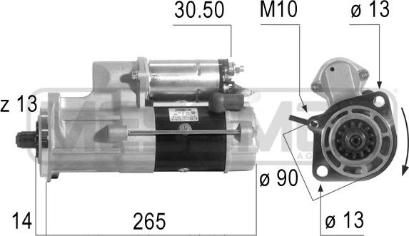 ERA 220631 - Starteris autospares.lv