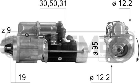 ERA 220624 - Starteris www.autospares.lv