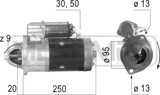 ERA 220621 - Starteris www.autospares.lv