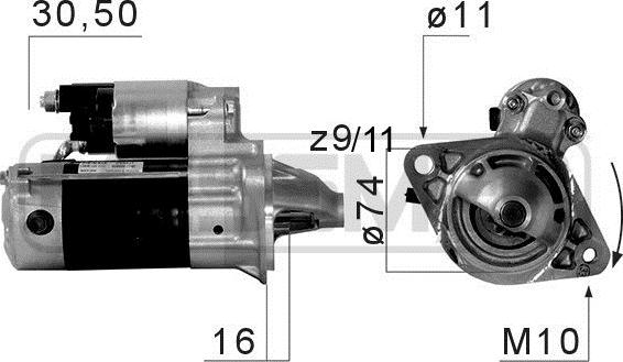 ERA 220675 - Starteris autospares.lv