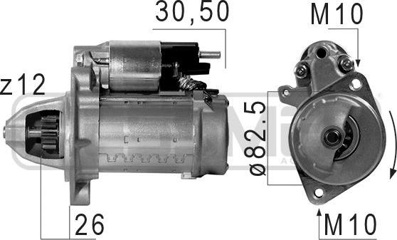 ERA 220671A - Starter www.autospares.lv