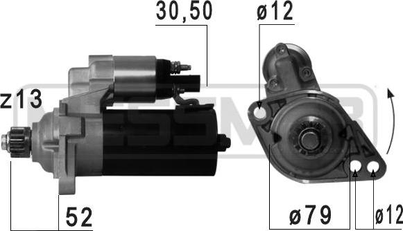 ERA 220673 - Starteris autospares.lv