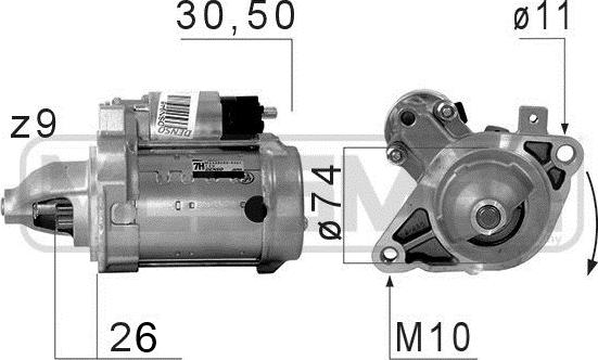 ERA 220677 - Starteris autospares.lv