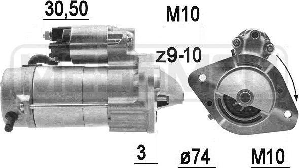 ERA 220094 - Starter www.autospares.lv