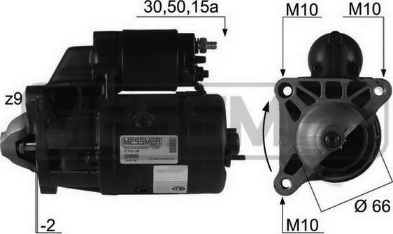 ERA 220098R - Starter www.autospares.lv