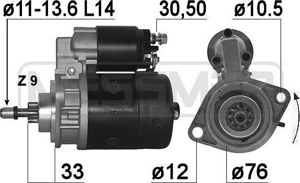 ERA 220092A - Starter www.autospares.lv