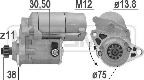 ERA 220040A - Starteris www.autospares.lv