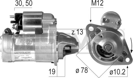 ERA 220047A - Starteris www.autospares.lv