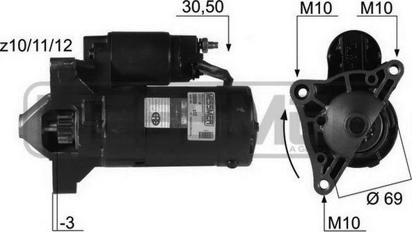 ERA 220059R - Starteris autospares.lv