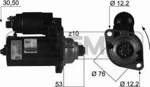 ERA 220055 - Стартер www.autospares.lv