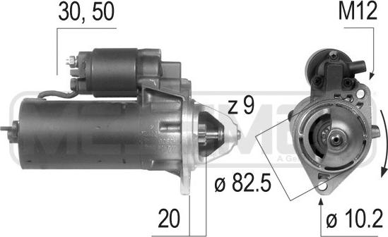 ERA 220052A - Starteris autospares.lv